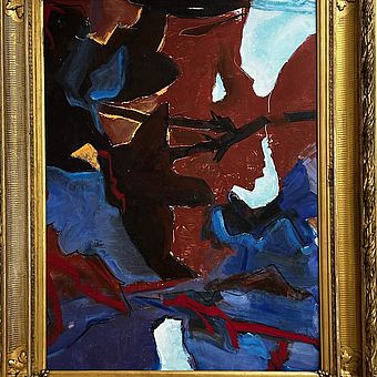 Gemälde "Blue Velvet" von Maria Danzinger