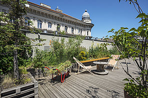 VinziRast-mittendrin Dachterrasse