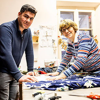 Im VinziRast-Chance-Nähwerkraum fotografiert von Martin Steiger