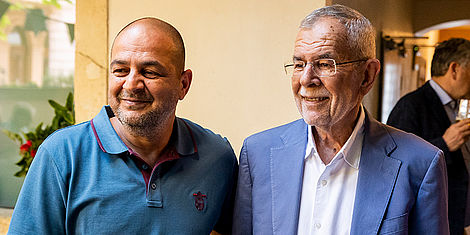 Bundespräsident Alexander Van der Bellen beim Jubiläumsfest